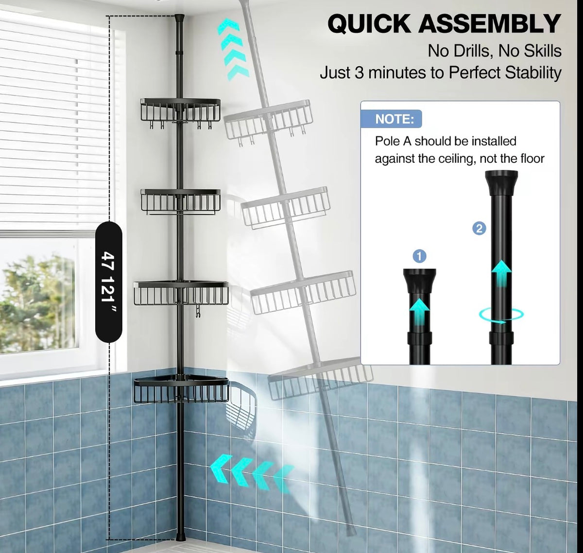 Rinsyra™ Shower Caddy